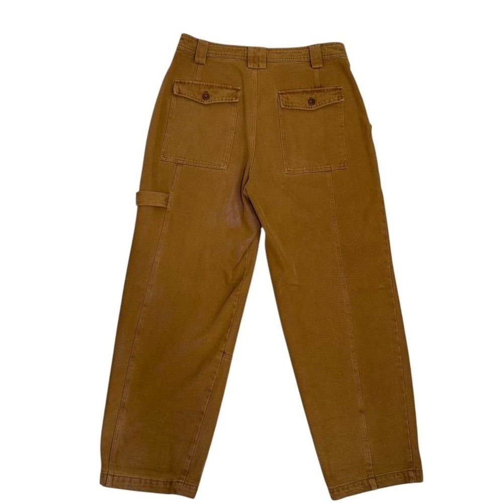 Alex Mill Utility Carpenter Pants Womens 12 Rust Brown 100% Cotton Ideal Zipper - Picture 5 of 8
